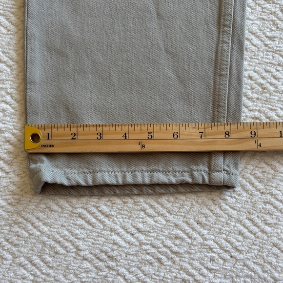 NWOT Zara Men's Beige Jeans with Black Abstract Design Sz 31 - Picture 7 of 8